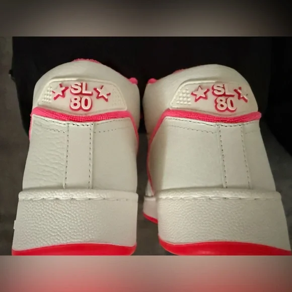 Saint Laurent SL/80 White and Pink Sneakers Size 8 / 41